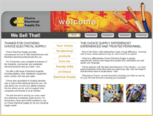 Tablet Screenshot of choicesupply.ca
